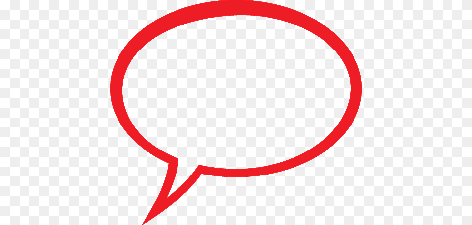 Red Speech Bubble, Racket, Balloon Free Png