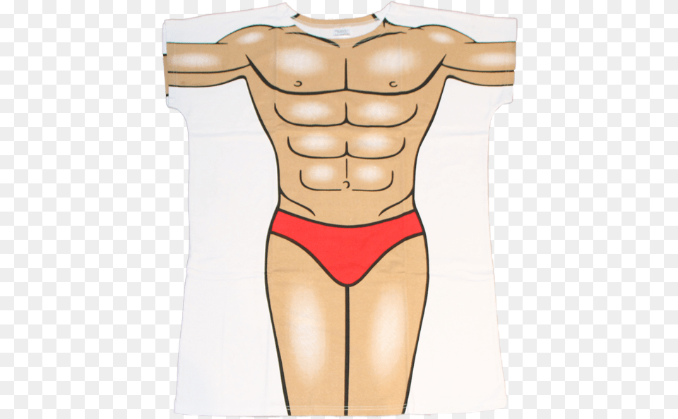 Red Speedo Men39s Cover Up T Shirt, Body Part, Person, Torso, Skin Png Image