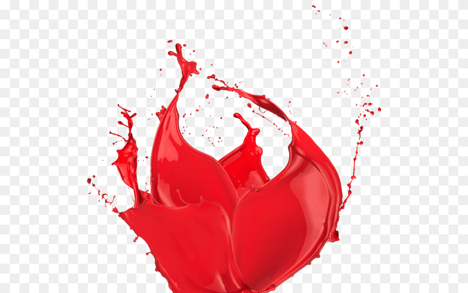 Red Splash, Flower, Petal, Plant, Droplet Free Png Download