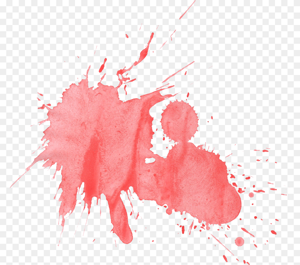 Red Splash Images Collection For Watercolor, Stain, Person Free Png Download