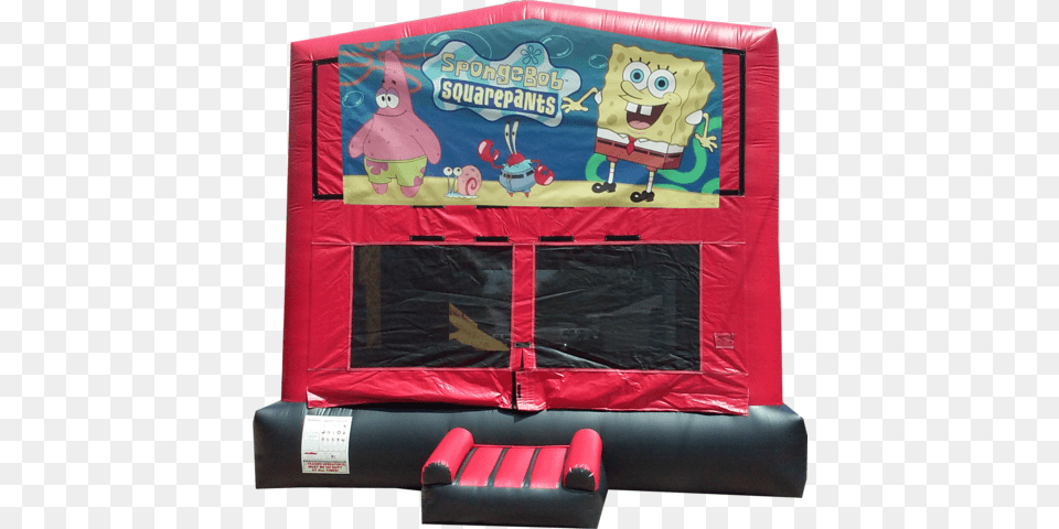 Red Spongebob Large Spongebob Squarepants, Inflatable, Couch, Furniture Free Png Download