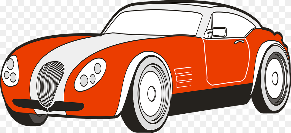 Red Sport Car Clipart, Coupe, Vehicle, Transportation, Sports Car Free Png Download