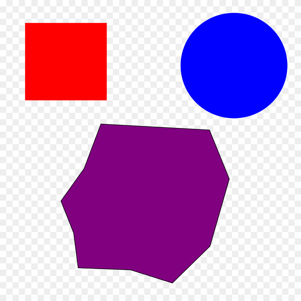 Red Square Blue Circle Purple Polygon, Sphere Png Image