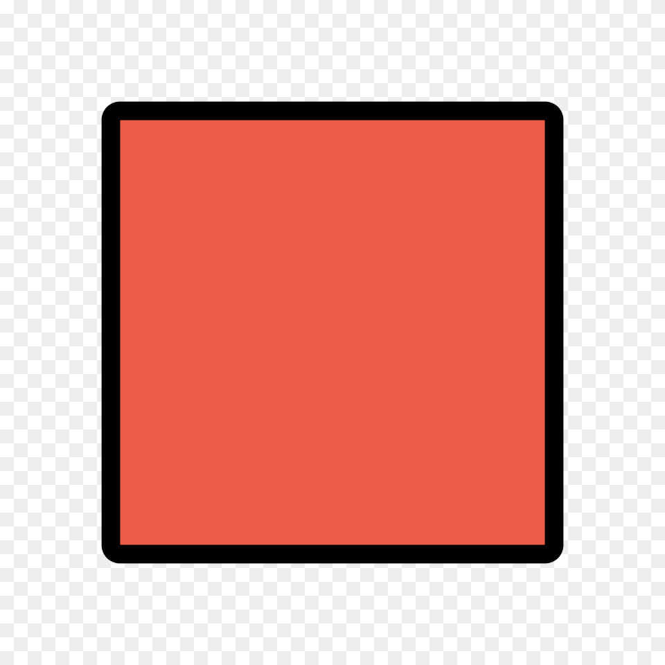 Red Square Emoji Clipart, White Board Free Transparent Png