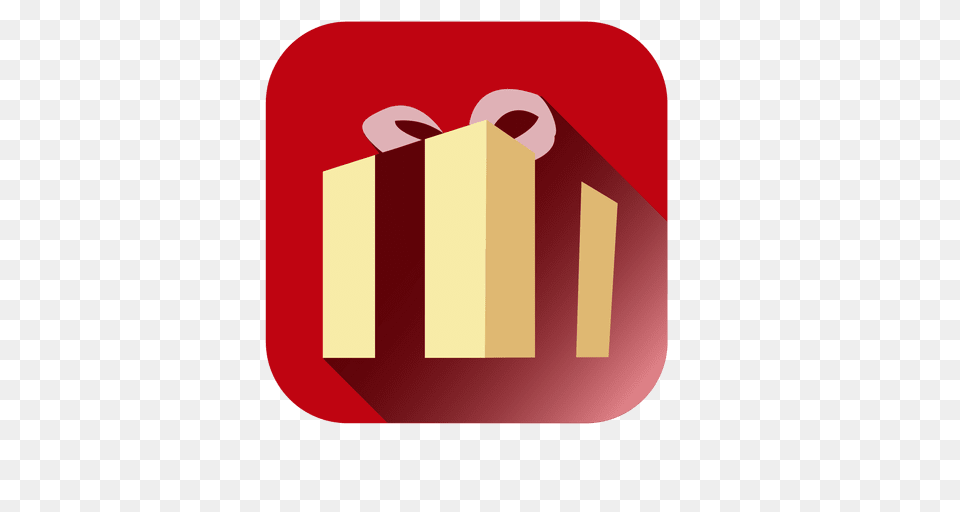 Red Square Giftbox Icon, Bag Free Png Download