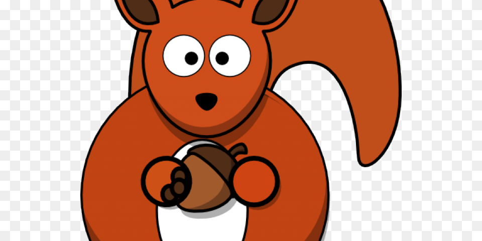 Red Squirrel Clipart Christmas Cartoon Squirrel Clipart, Animal, Bear, Mammal, Wildlife Png Image