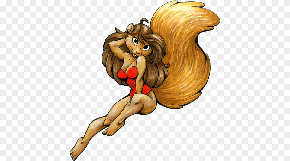 Red Squirrel Dustmeat Squirrel Yiff, Adult, Female, Person, Woman Png