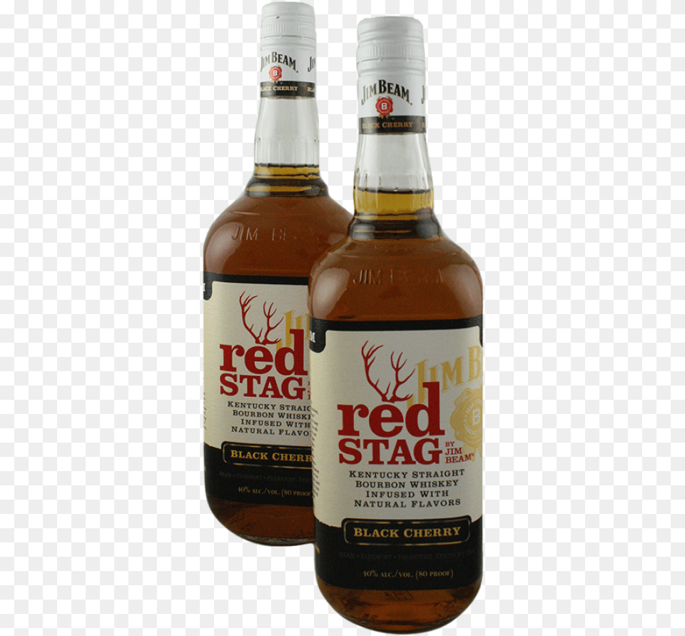 Red Stag By Jim Beam Black Cherry Jim Beam Red Stag, Alcohol, Beverage, Liquor, Whisky Free Png