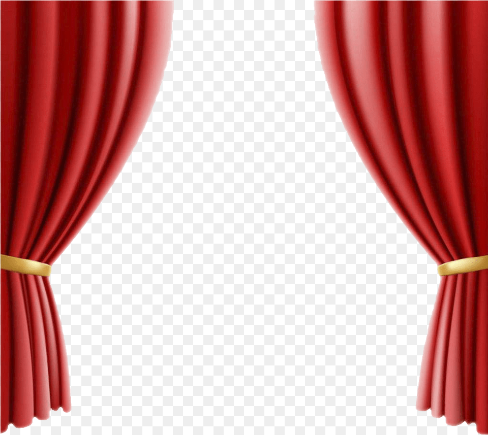 Red Stage Curtains Banner Freeuse Library Theater Curtain Free Transparent Png