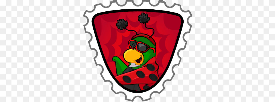 Red Stamp Crew 4 Stamp Template Club Penguin, Armor Free Png Download