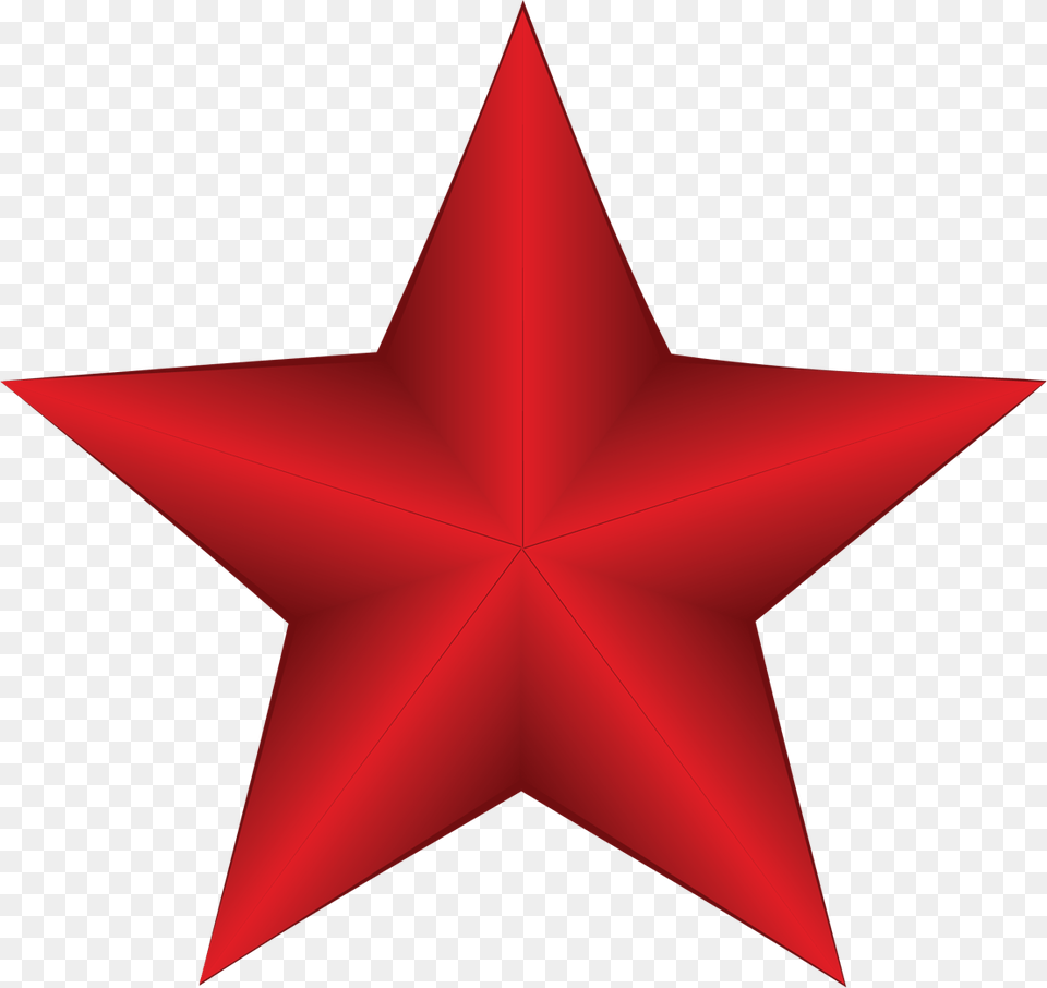 Red Star, Star Symbol, Symbol, Animal, Fish Png Image