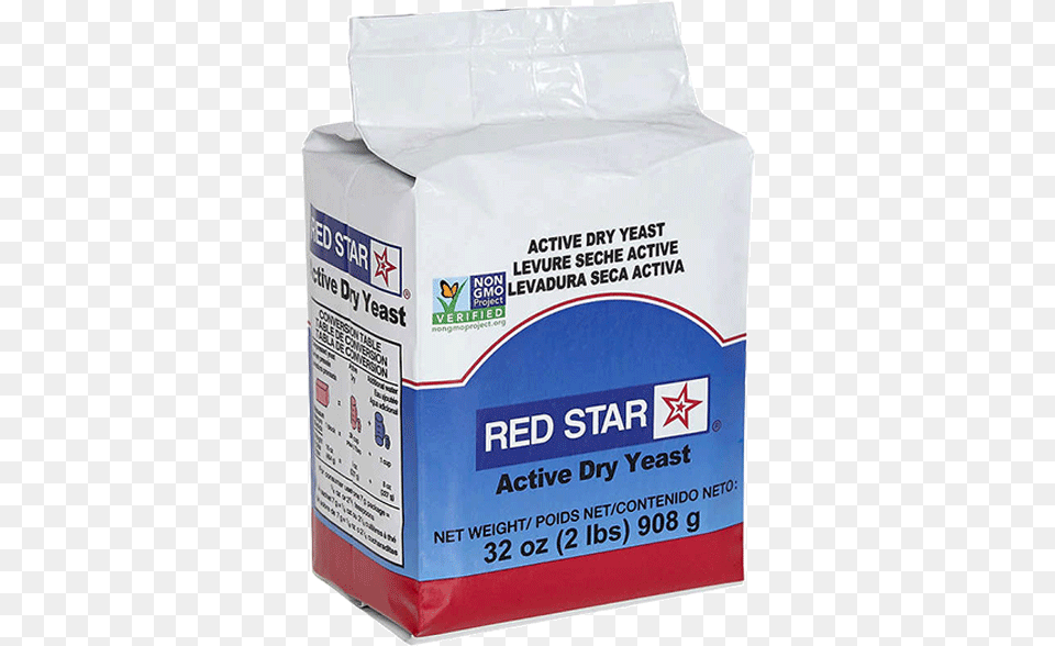 Red Star Active Yeast 32 Oz U2022 Thirstyrun Red Star Yeast Costco, First Aid, Qr Code, Box, Cardboard Free Png Download