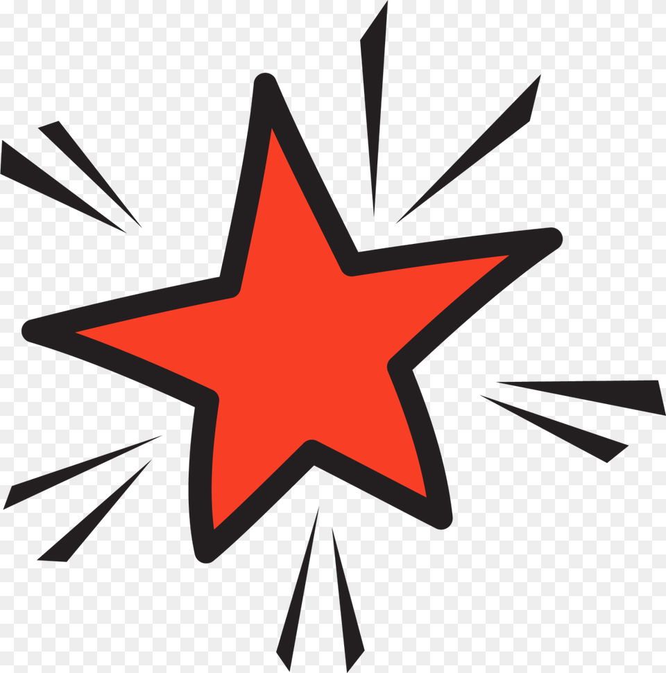 Red Star Back In Time Red Painted Star, Star Symbol, Symbol Png