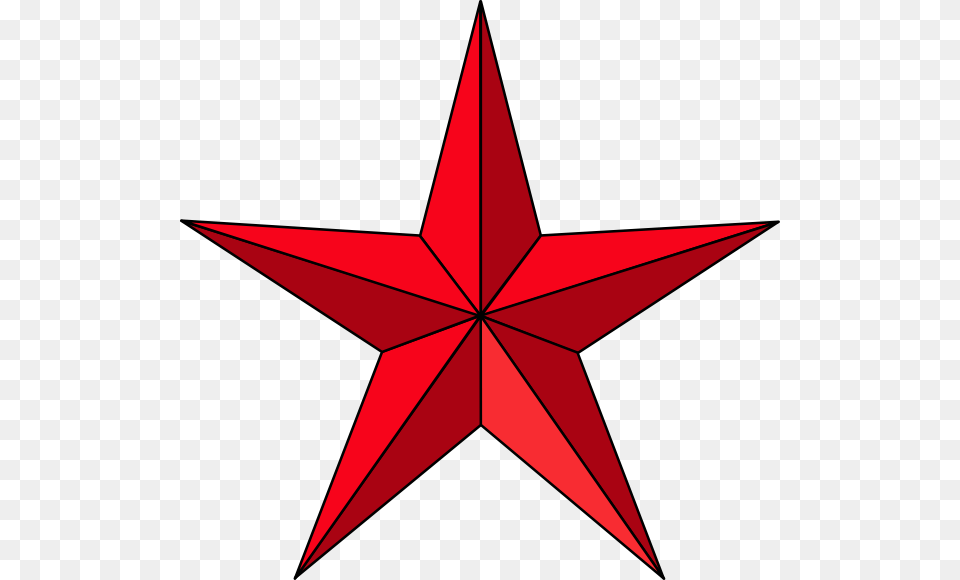 Red Star Clip Art For Web, Star Symbol, Symbol, Animal, Fish Free Png Download