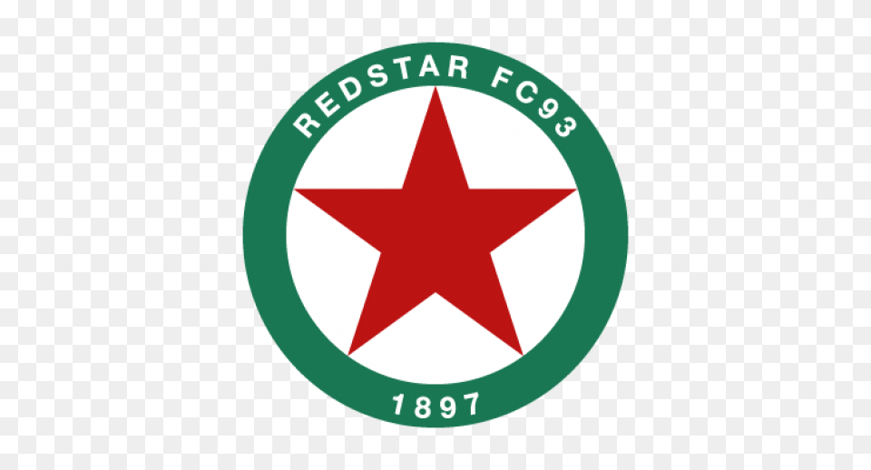 Red Star Fc Old Logo Vector, Star Symbol, Symbol, First Aid Free Transparent Png