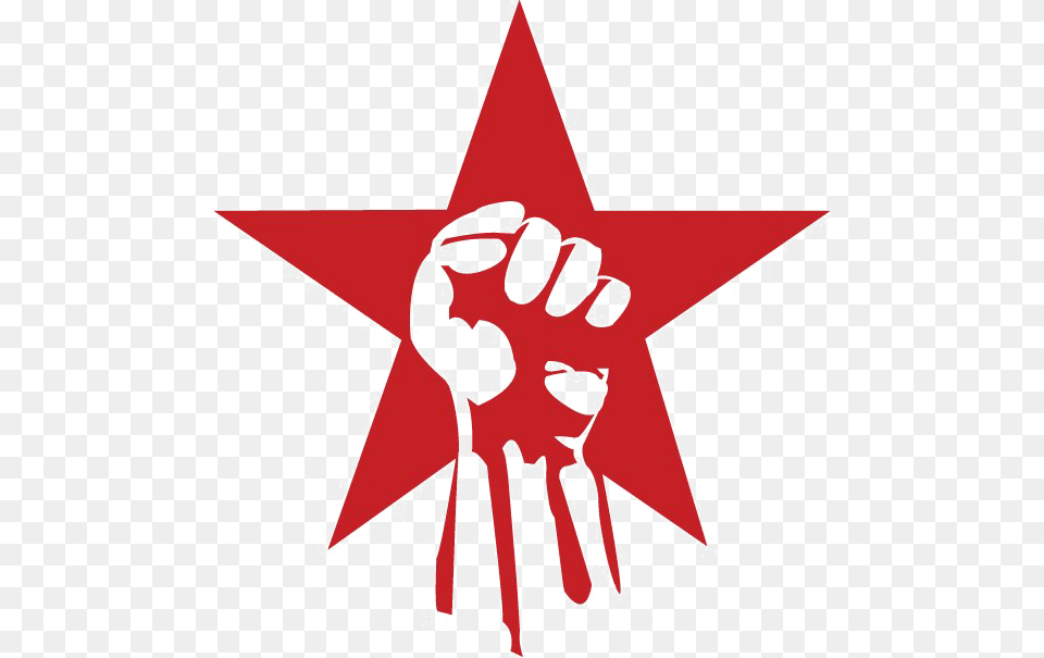 Red Star Image Russian Red Star, Body Part, Hand, Person, Symbol Free Png Download