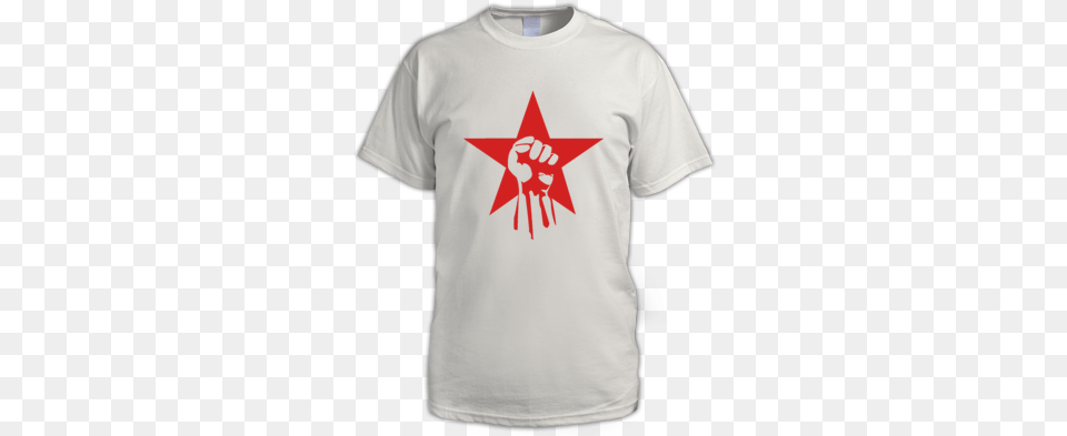 Red Star Lockdown T Shirt Uk, Clothing, T-shirt, Symbol, Star Symbol Free Transparent Png