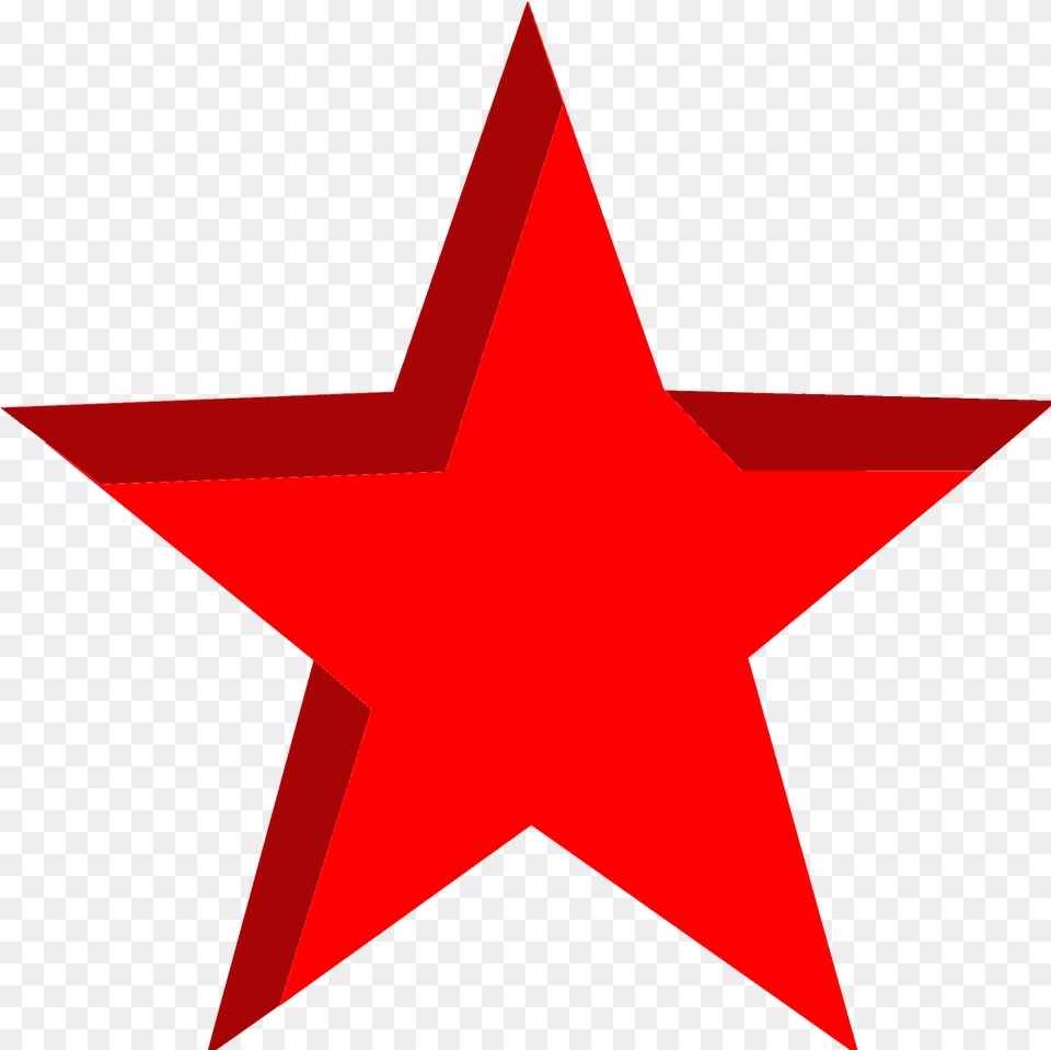Red Star No Background, Star Symbol, Symbol, Cross Free Transparent Png