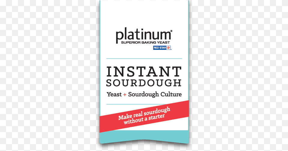 Red Star Platinum Instant Sourdough Yeast Chelsea School District, Advertisement, Book, Poster, Publication Free Png