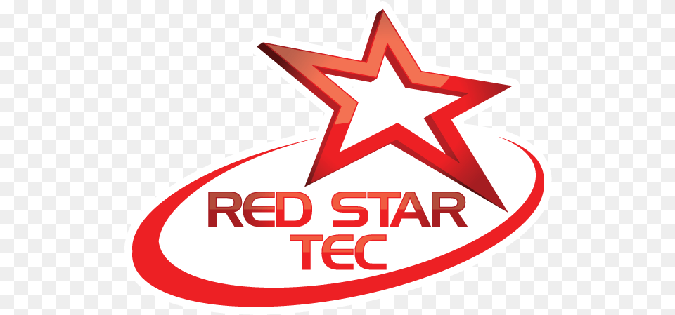 Red Star Tec, Star Symbol, Symbol, Logo, Dynamite Png Image