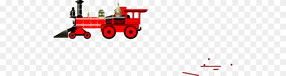 Red Steam Train Clip Art, Wheel, Machine, Vehicle, Transportation Png Image