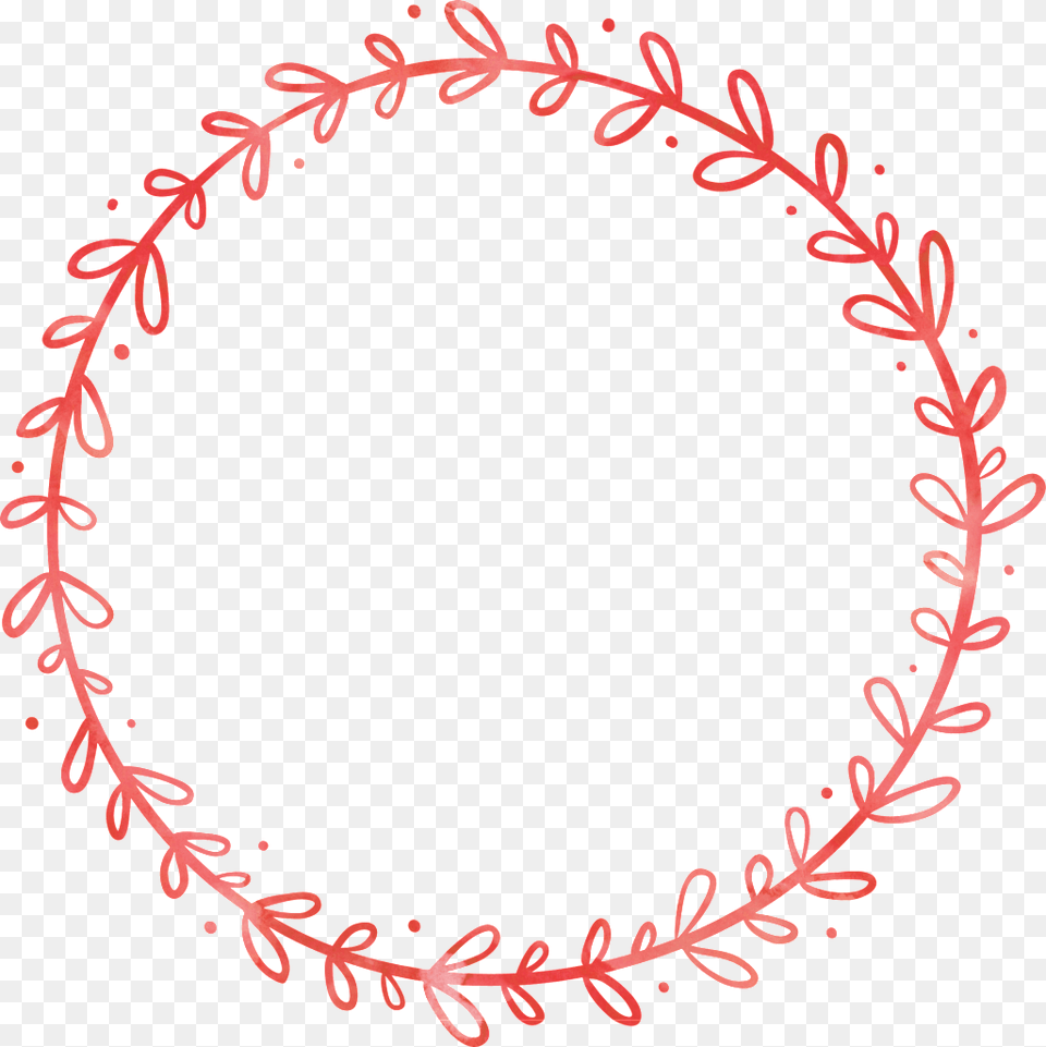 Red Stick Circle Flower Border Decoration Vector Red Circle Flower Border, Oval, Pattern, Accessories, Jewelry Free Png Download