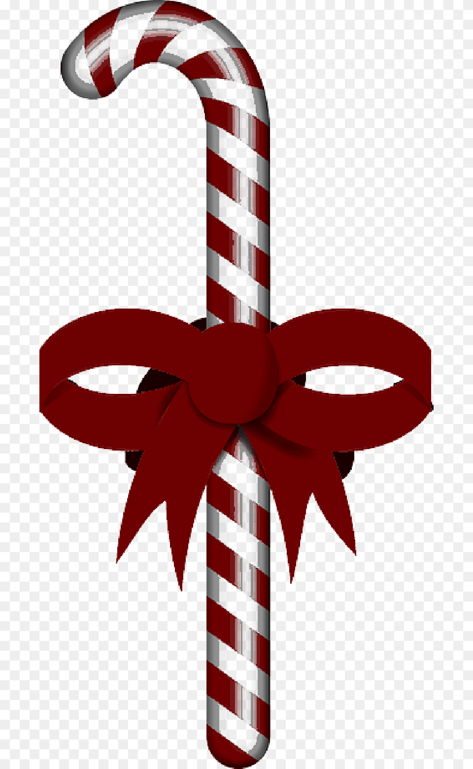 Red Stick Ribbon Candy Christmas Bow Candy Cane Clip Art, Dynamite, Weapon, Food, Sweets Png Image