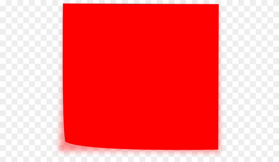 Red Sticky Note, Home Decor Png