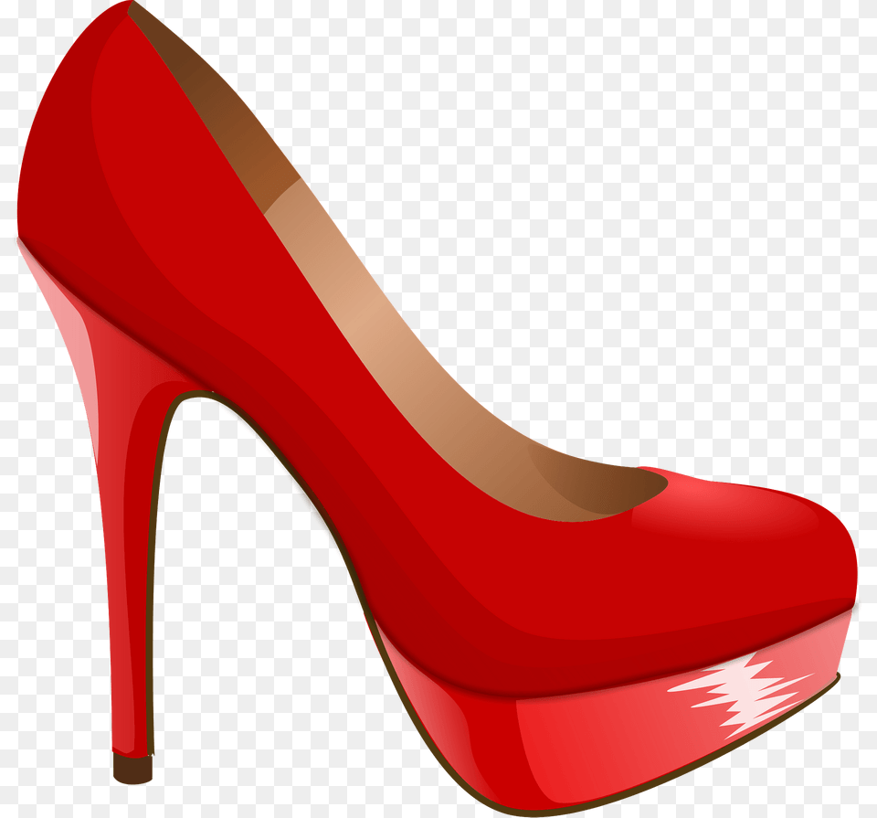 Red Stiletto Heel Clipart, Clothing, Footwear, High Heel, Shoe Free Transparent Png