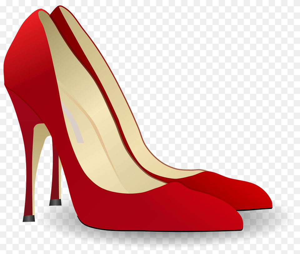 Red Stiletto Heels Clipart, Clothing, Footwear, High Heel, Shoe Png