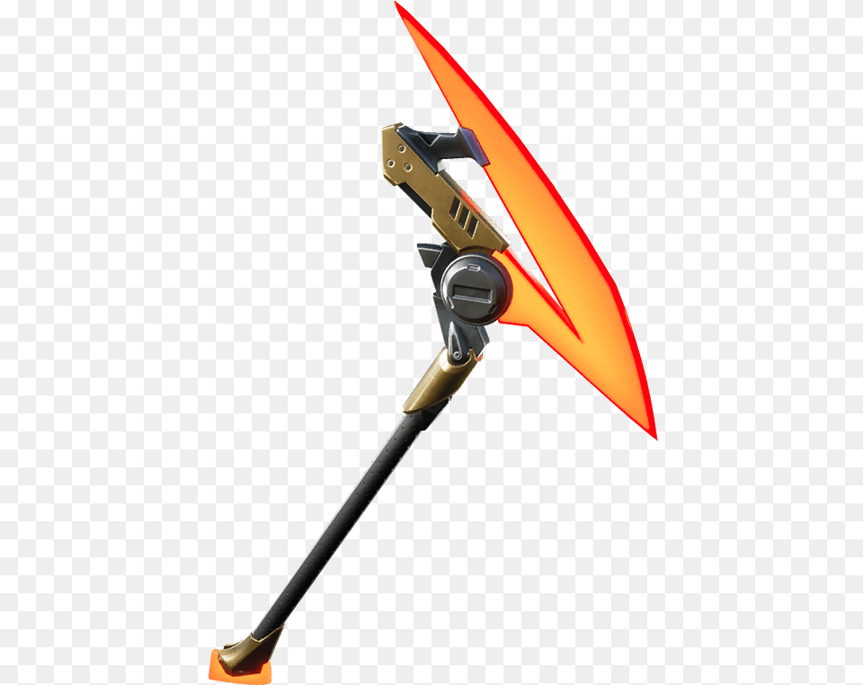 Red Streak Fortnite Red Strike Pickaxe, Weapon, Device Free Png Download