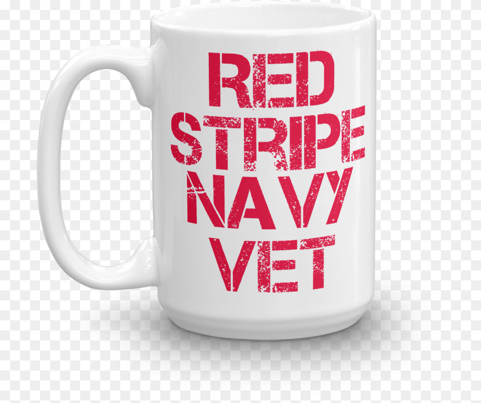Red Strip Navy Vet Coffee Mug, Cup, Beverage, Coffee Cup Free Png