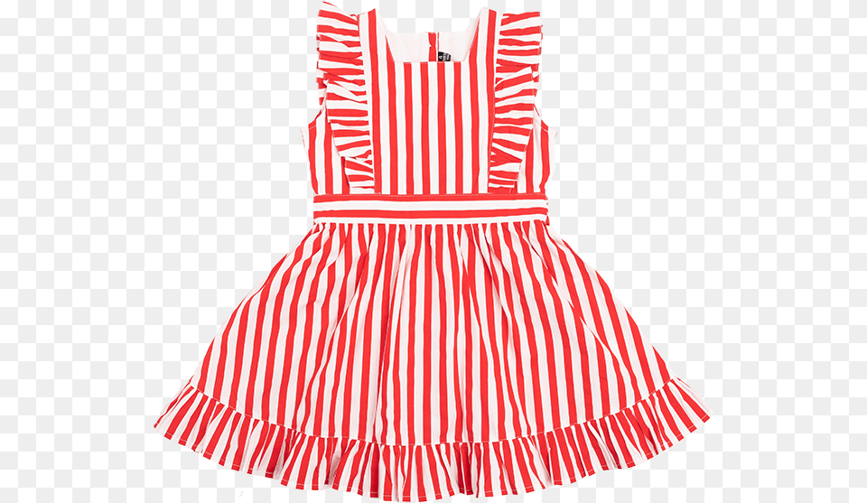 Red Stripe Babette Dress Cocktail Dress, Clothing, Person Png Image