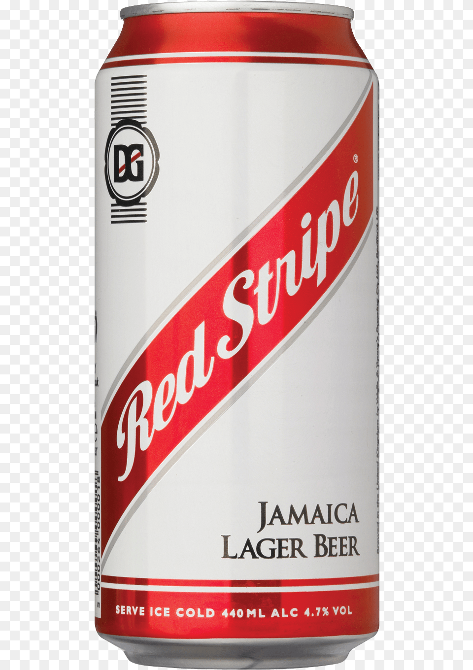 Red Stripe Beer Can, Alcohol, Beverage, Lager, Tin Png