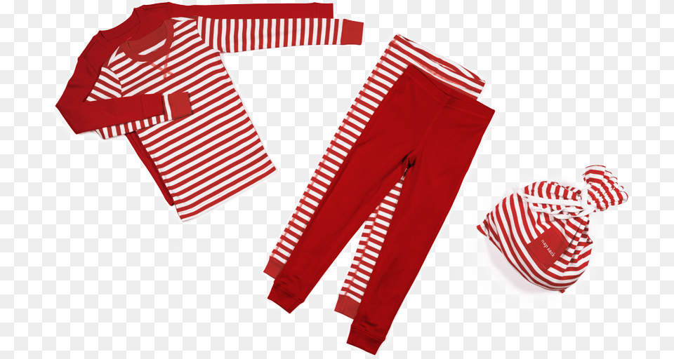 Red Stripe Ribbon, Clothing, Pants, Pajamas Png Image