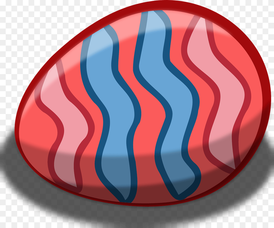 Red Striped Easter Egg Clipart, Easter Egg, Food, Ketchup Free Transparent Png