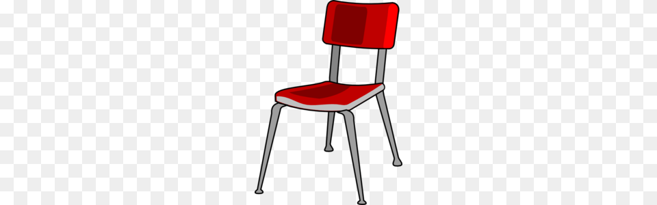 Red Student Desk Chair Clip Art, Furniture Png