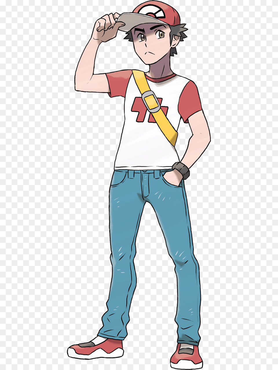Red Sun And Moon Red Pokemon Sun, Clothing, Pants, Book, Comics Free Png