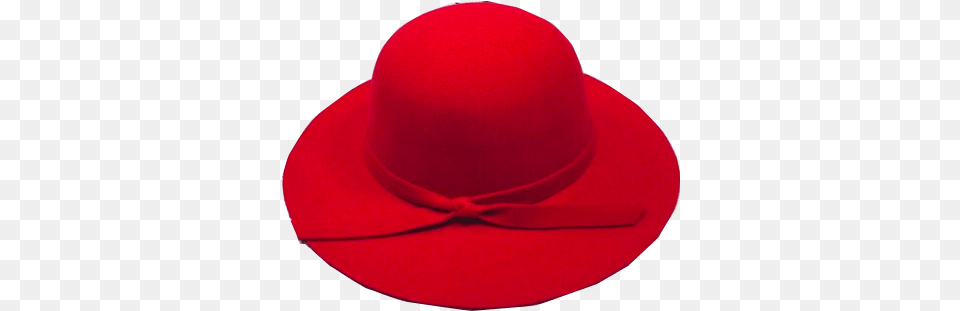 Red Sun Hat Fedora, Clothing, Sun Hat Png Image