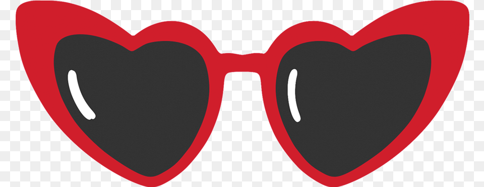 Red Sunglasses Clipart Heart Shaped Sunglasses, Accessories, Glasses, Smoke Pipe Free Transparent Png