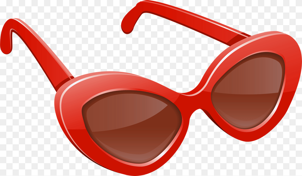 Red Sunglasses Picture Sunglasses Clip Art, Accessories, Glasses, Bow, Weapon Free Png Download