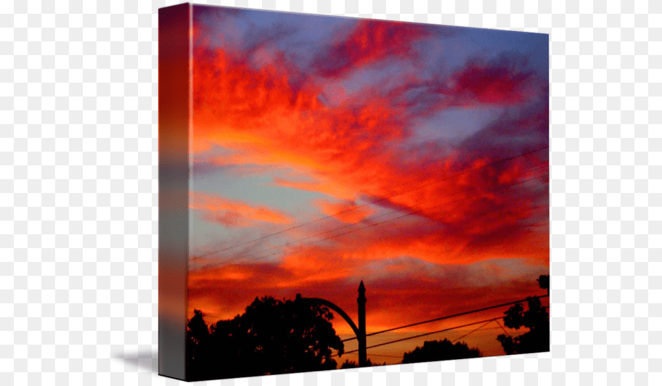 Red Sunset, Cloud, Sky, Outdoors, Nature Free Png