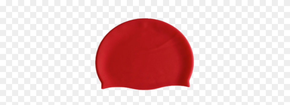 Red Swimming Hat, Bathing Cap, Cap, Clothing, Swimwear Free Png Download