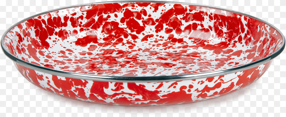 Red Swirl Pasta Plate Ceramic, Art, Bowl, Porcelain, Pottery Free Png Download