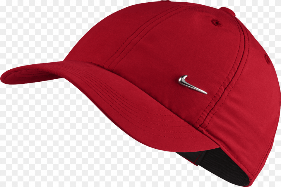 Red Swoosh, Baseball Cap, Cap, Clothing, Hat Free Png Download