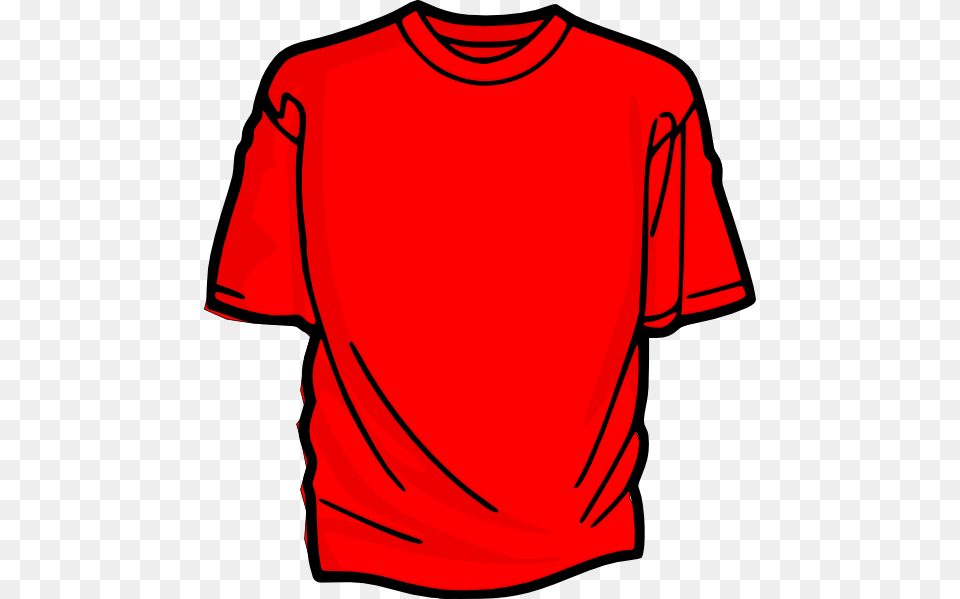 Red T Shirt Clip Art, Clothing, T-shirt Free Png