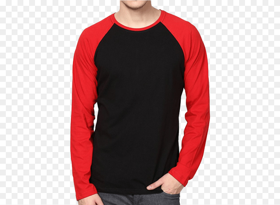 Red T Shirt Group Full T Shirt, Clothing, Long Sleeve, Sleeve, Adult Png