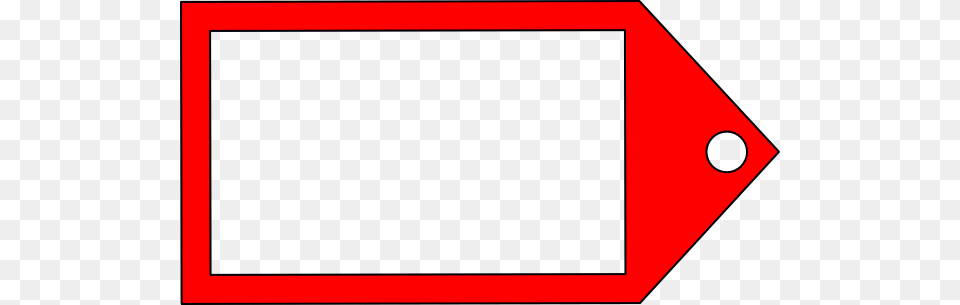 Red Tag Clip Art, White Board Png Image