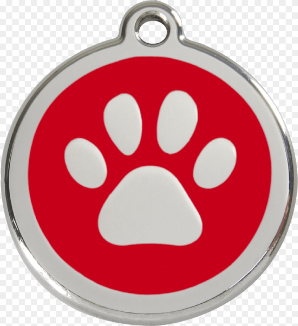 Red Tag On Dog Paw Du Pet, Accessories, Pendant Png