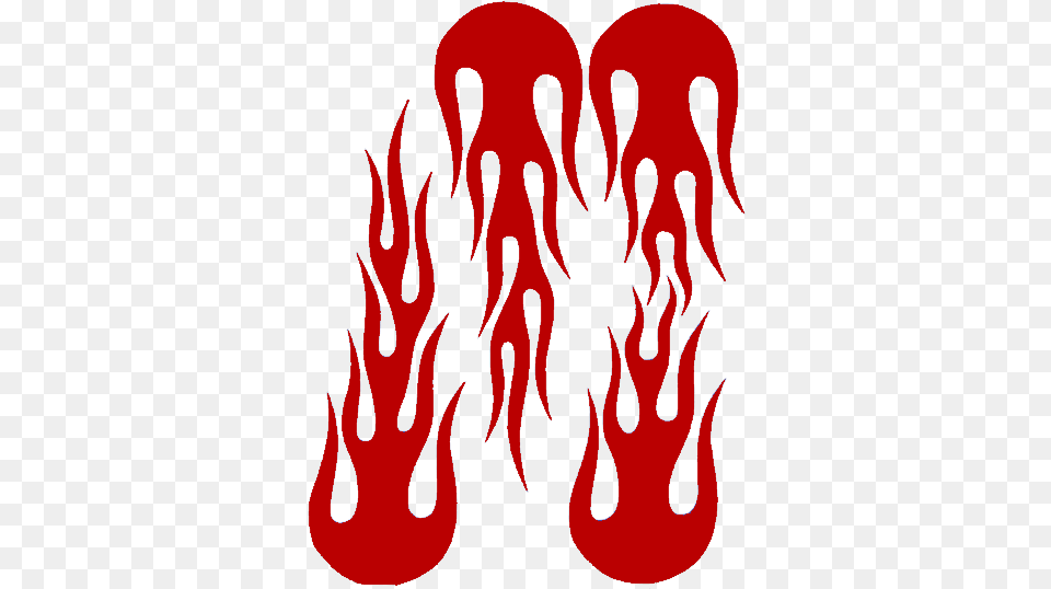 Red Tall Flames 4 X 5 38 Reflective Vinyl Illustration Decal, Electronics, Hardware, Person Free Transparent Png